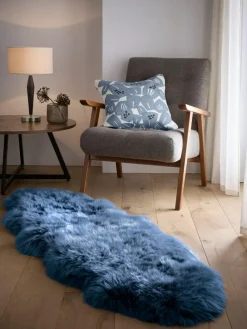 Origin Rugs Navy Sheepskin Rug^ Rugs & Runners