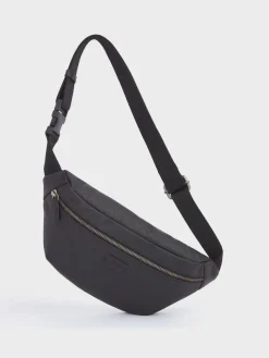 Online Osprey London Grantham Waxed Canvas & Leather Bumbag Black