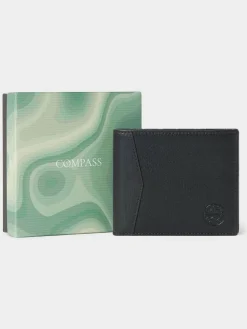 Online Osprey London The Compass Leather Coin Wallet Black