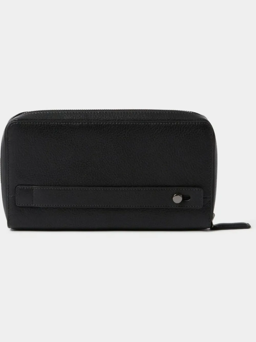 Osprey London Black The Compass Leather Travel Wallet^ Wallets
