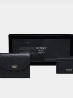 Osprey London Black The Tilly Leather Purse Gift Set^Women Purses