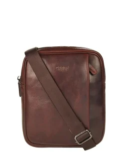 Outlet Osprey London Carter Saddle Leather Small Messenger Bag Brown