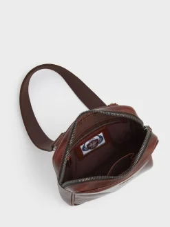 Outlet Osprey London Carter Saddle Leather Small Messenger Bag Brown