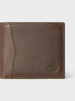 Osprey London The Compass Leather Coin Wallet Brown