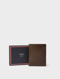 Online Osprey London The London Leather Wallet with Coin Pocket Brown
