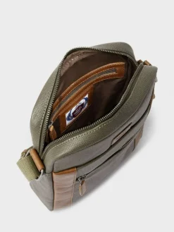 Osprey London The Small Grantham Waxed Canvas And Leather Messenger Bag^ Bags