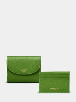 Osprey London Green The Tilly Leather Purse Gift Set^Women Purses