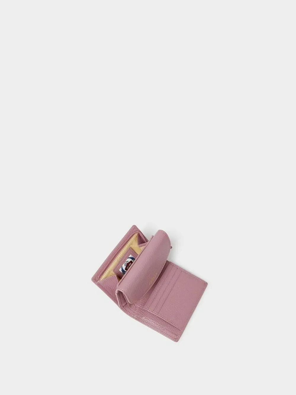 New Osprey London The Core Small Leather Matinee Purse Purple