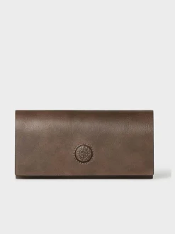 Osprey London Tan The Compass Leather Glasses Case^ Wallets