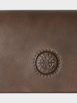 Osprey London Tan The Compass Leather Glasses Case^ Wallets