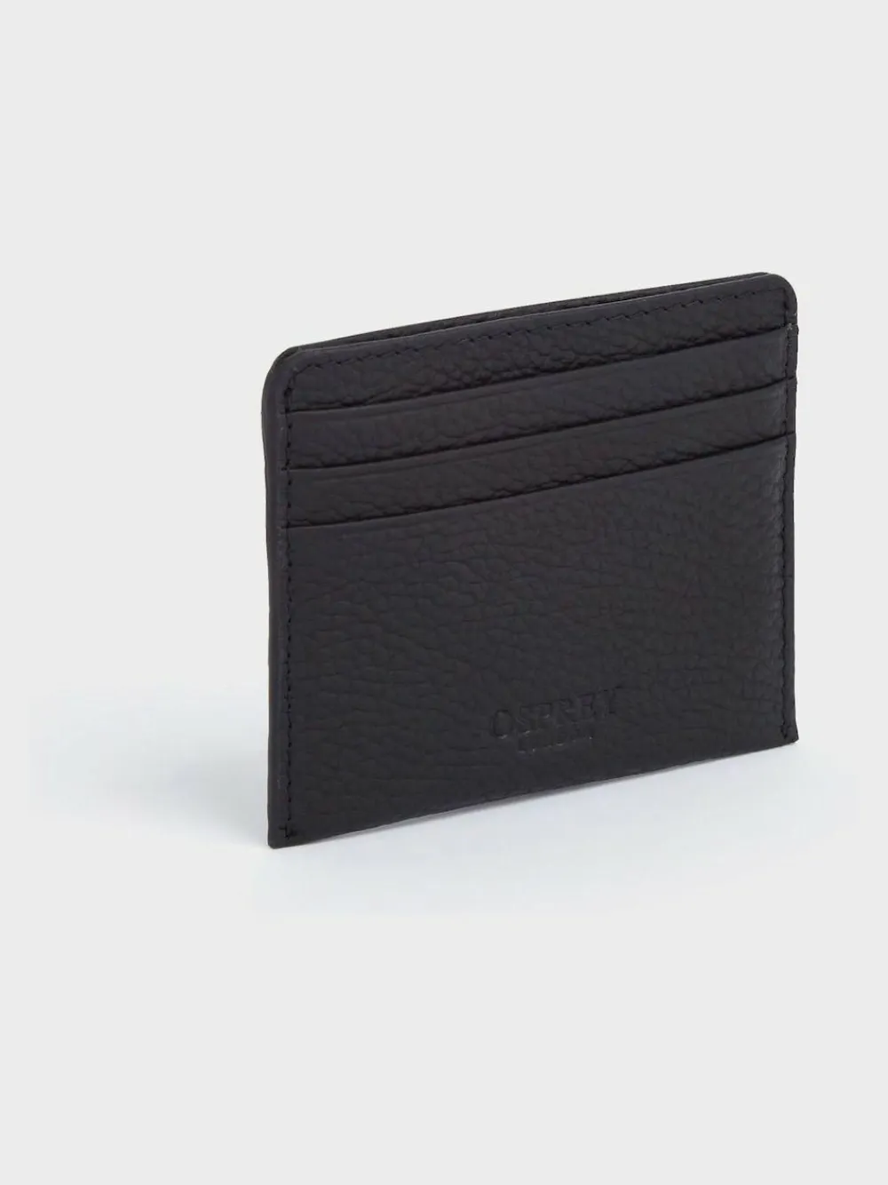 Osprey London The Forest Leather Black Card Holder^ Wallets