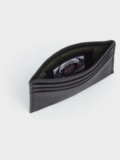 Osprey London The Forest Leather Black Card Holder^ Wallets