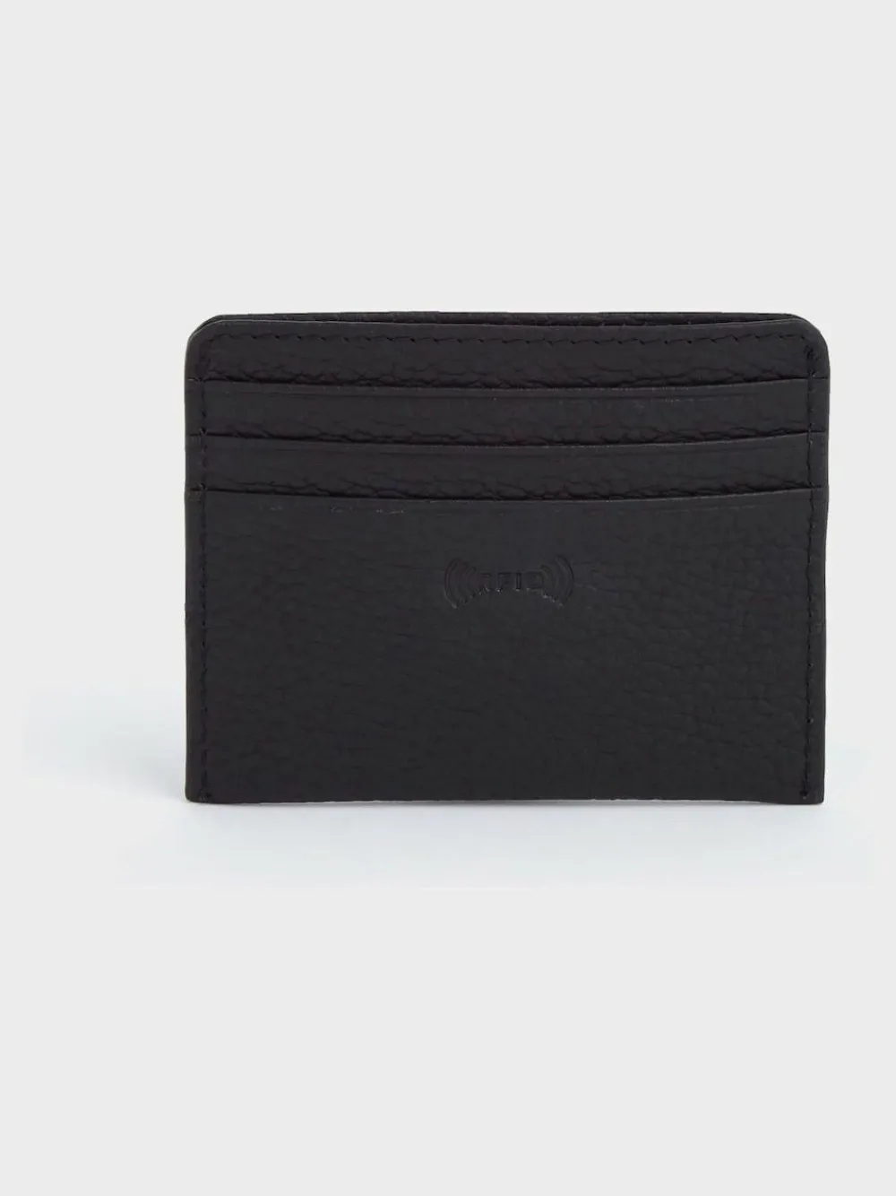 Osprey London The Forest Leather Black Card Holder^ Wallets