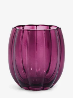 Discount Next Ottilie Set of 4 Short Tumbler Glasses Burgundy Red