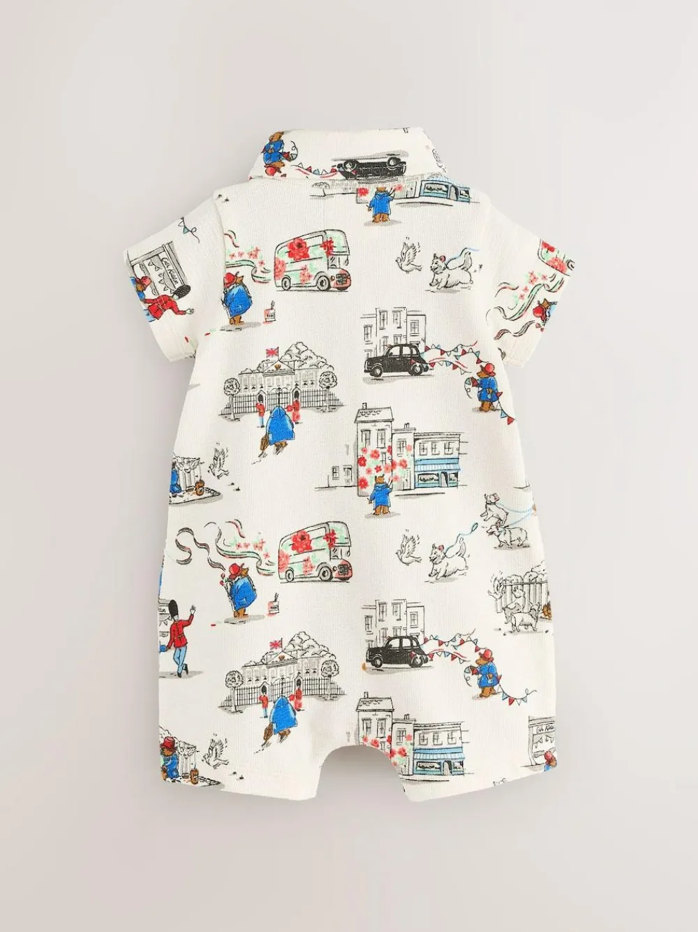 Hot Next 100% Cotton Cath Kidston Romper Paddington Bear Collared Baby