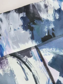 Next Balance Sports Yoga Leggings Paint Print