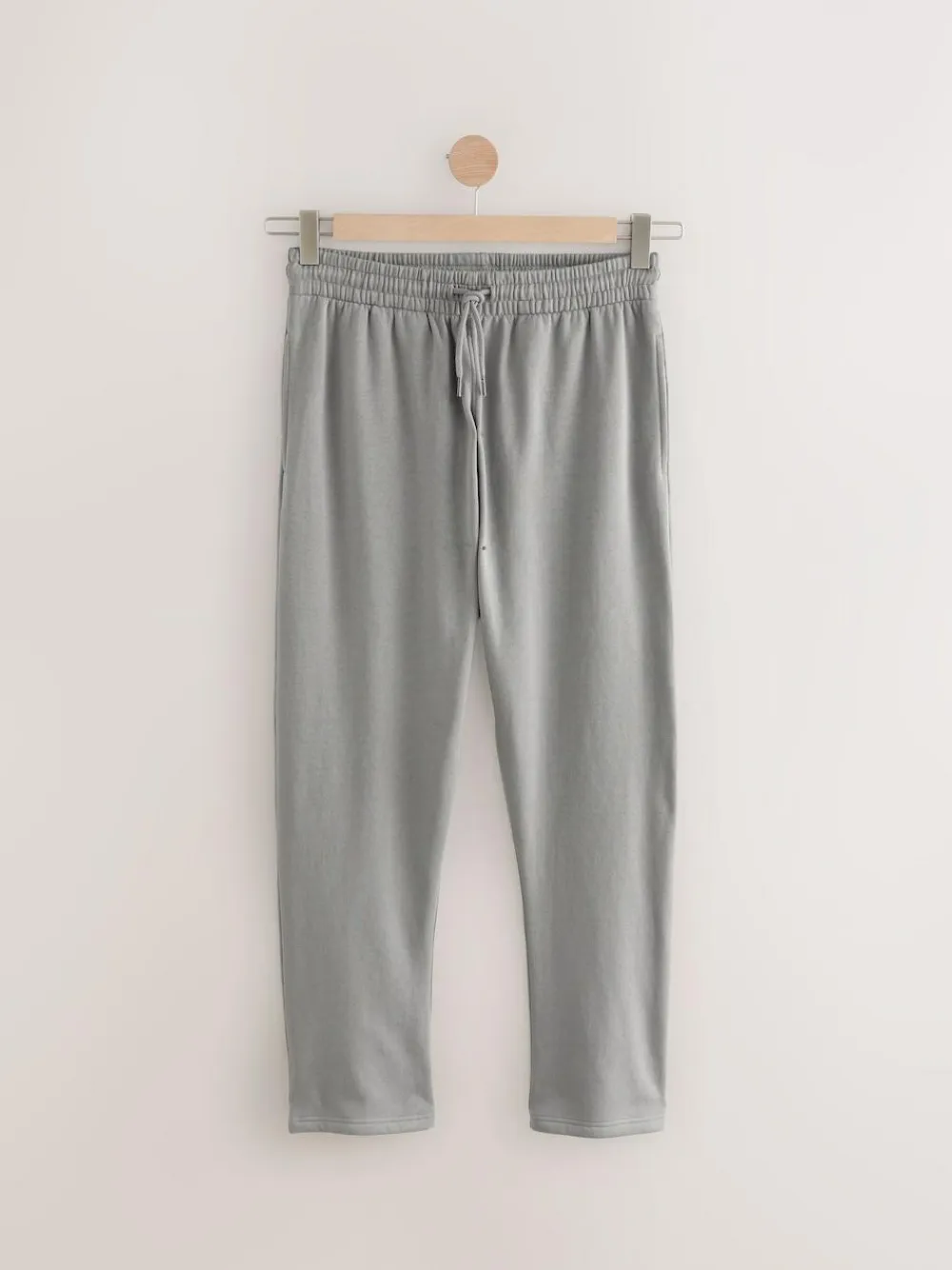 Next Pale Grey Brushback Heavyweight Open Joggers^ Loungewear|Joggers