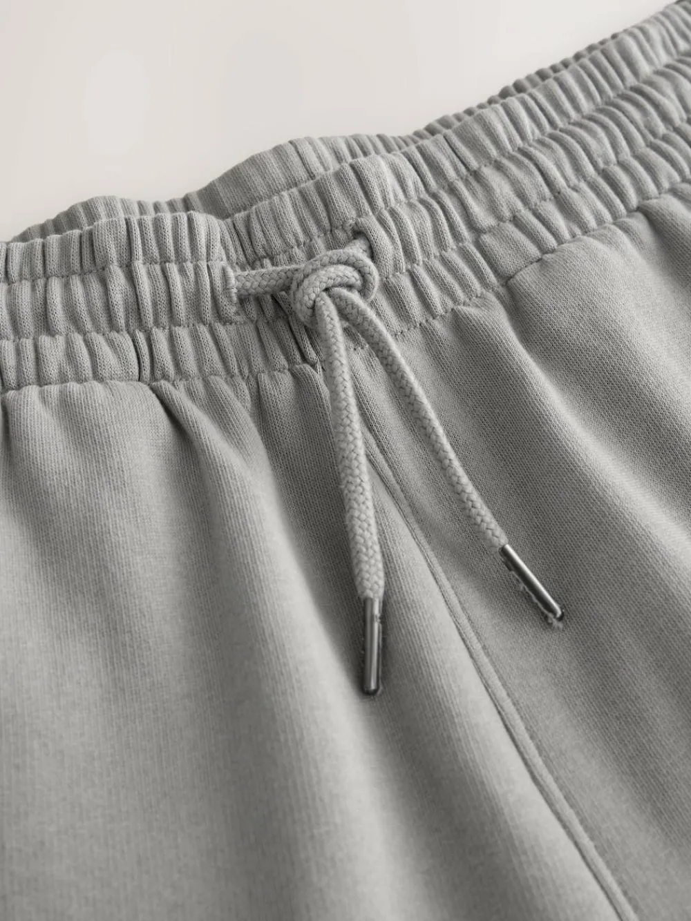 Next Pale Grey Brushback Heavyweight Open Joggers^ Loungewear|Joggers