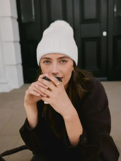 Next N. Premium 100% Cashmere Knitted Pom Hat^Women Hats|Hats, Gloves & Scarves