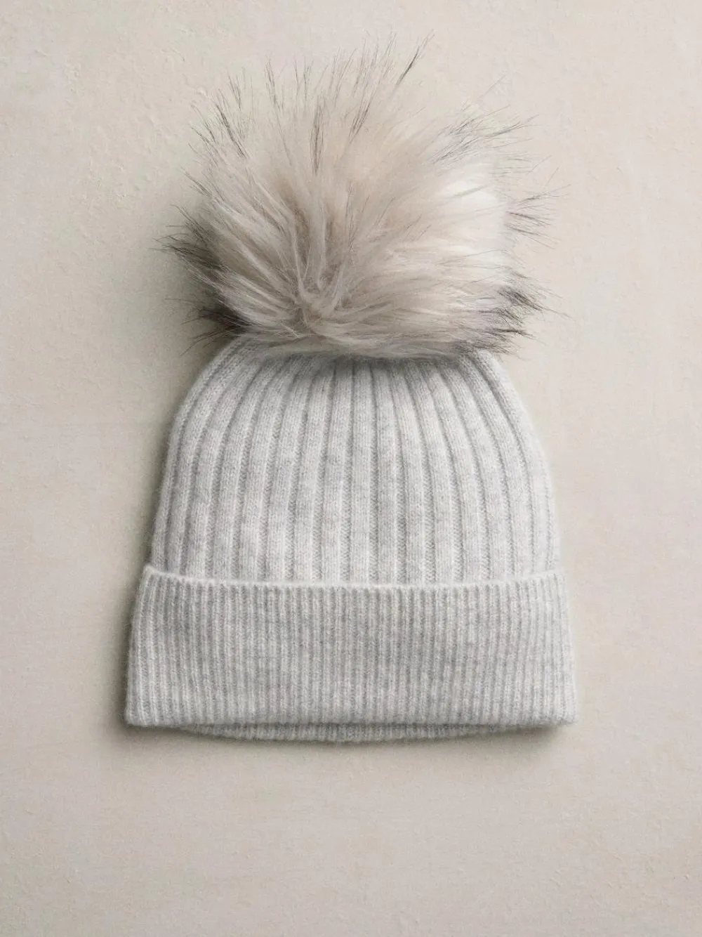 Next N. Premium 100% Cashmere Knitted Pom Hat^Women Hats|Hats, Gloves & Scarves