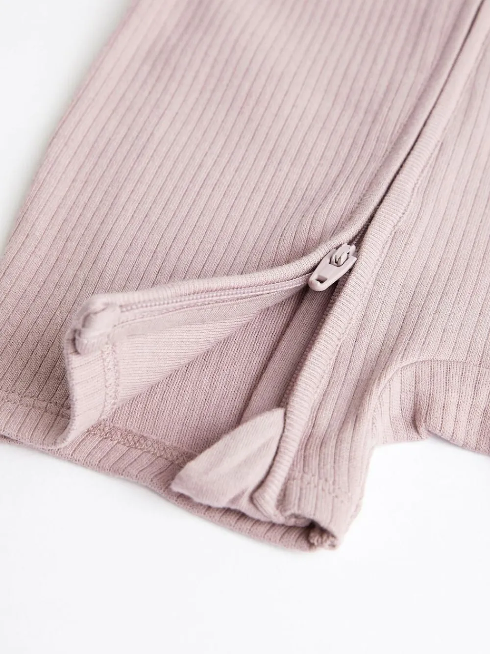 New Next Pale Pink 3 Pack Two Way Zip Baby Romper (0mths-3yrs)