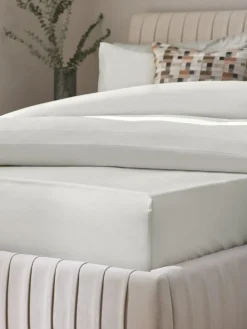 Online Next Pale Sage Green 300 Thread Count Collection Luxe 100% Cotton Extra Deep Fitted Sheet