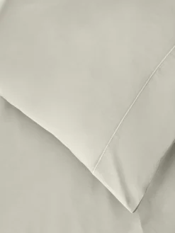 Next Pale Sage Green Collection Luxe 300 Thread Count 100% Cotton Sateen Satin Stitch Luxury Duvet Cover And Pillowcase Set^ Bedsets & Duvet Covers