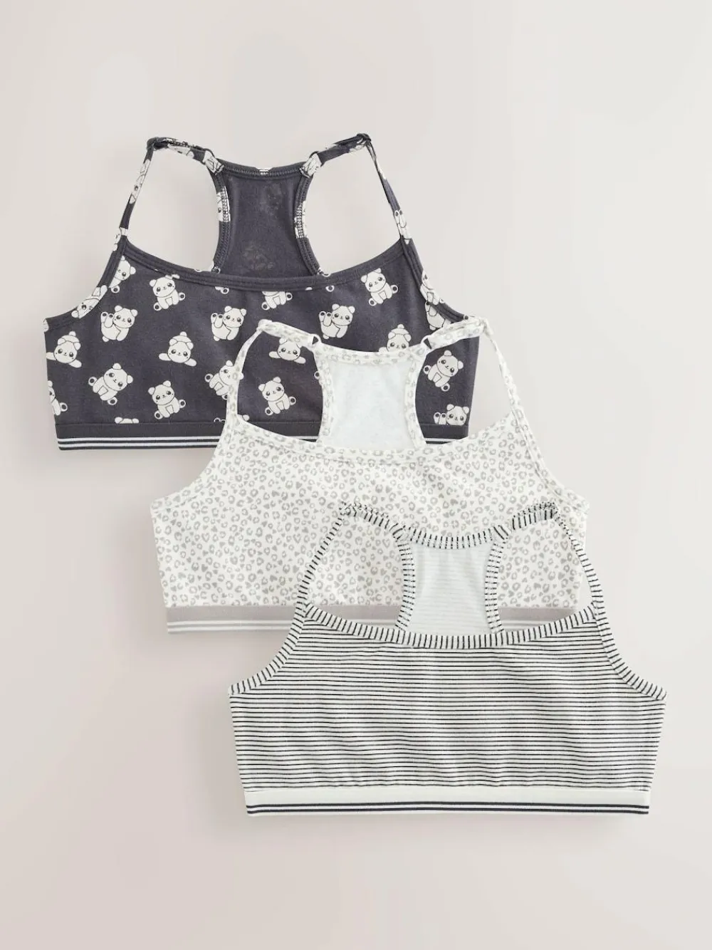 Next Crop Tops 3 Pack (5-16yrs)^ Underwear|Bras & Crop Tops