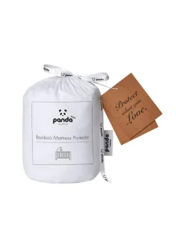 Panda London White Panda Kids Cotbed Mattress Protector^ Nursery Bedding|Bedsheets & Pillow Cases