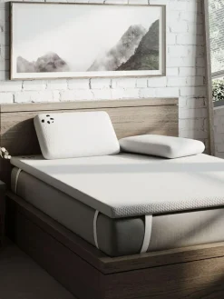 Panda London White Viscose Mattress Topper^ Duvets & Pillows