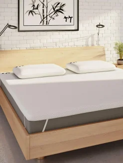 Panda London White Viscose Mattress Topper^ Duvets & Pillows