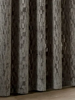 Paoletti Brown Manhattan Velvet Eyelet Curtains^ Curtains & Blinds