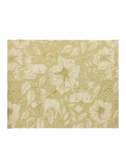Paoletti Set of 4 Gold Stag Table Placemats^ Branded Kitchenware|Table Linen, Placemats & Coasters