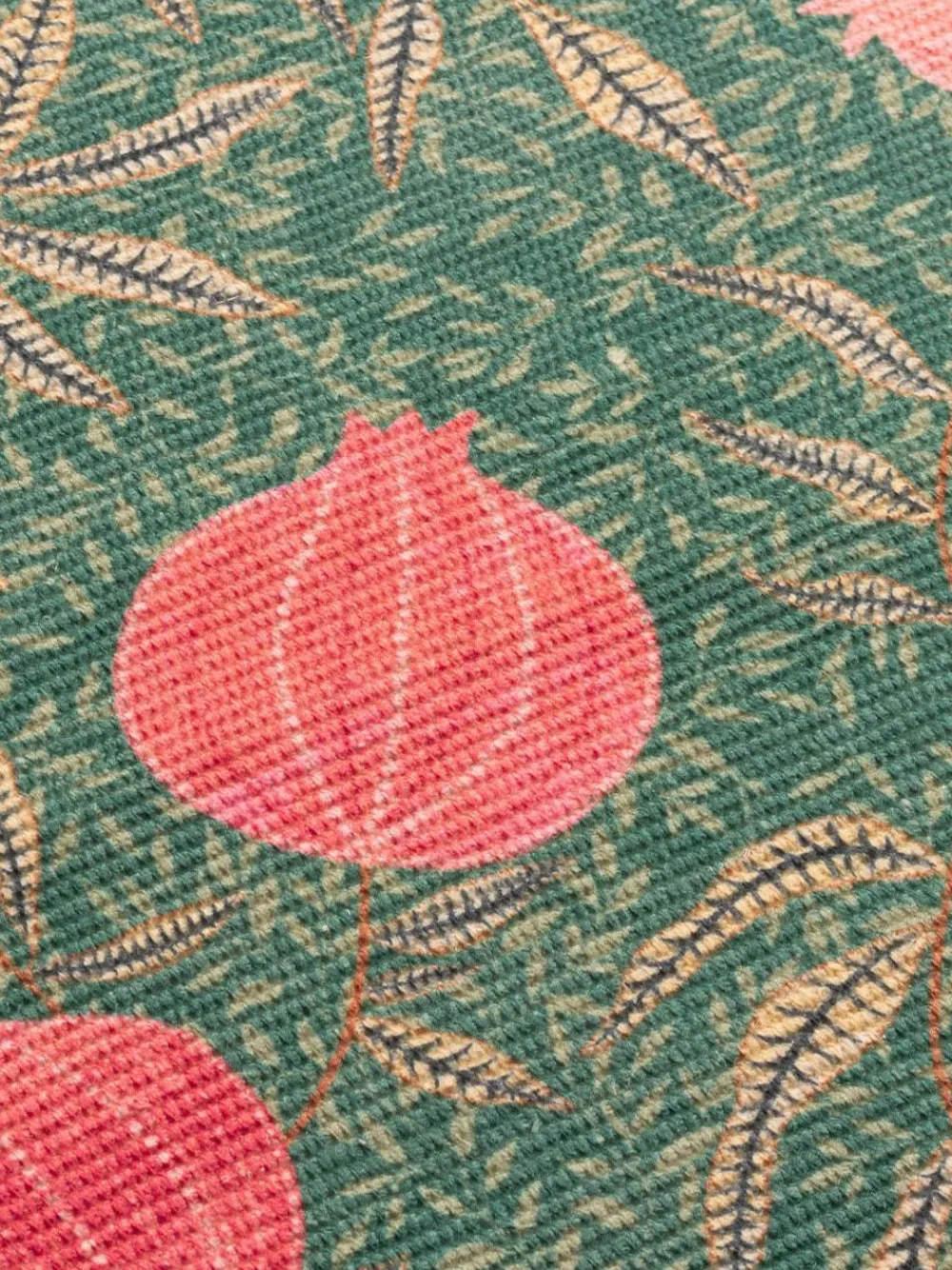 Outlet Paoletti Set of 4 Green Pomegranate Table Placemats