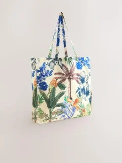 Clearance Next Parrot Print Shopper Bag