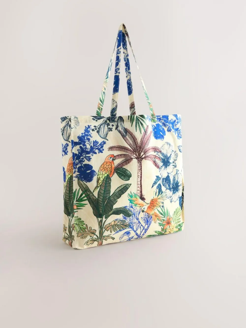 Clearance Next Parrot Print Shopper Bag