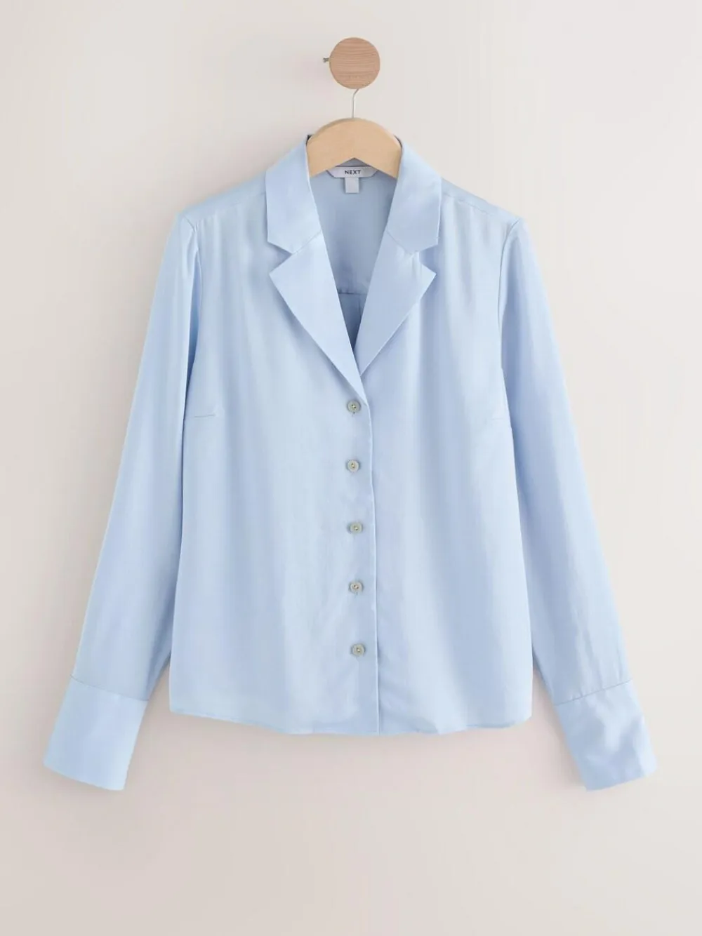 Next Soft Revere Collar Long Sleeve Shirt^Women Blouses & Shirts