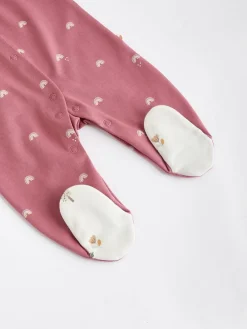 Next Pastel Character 5 Pack Baby Sleepsuits (0-2yrs)^ Nightwear