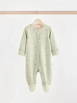 Next Pastel Character 5 Pack Baby Sleepsuits (0-2yrs)^ Nightwear