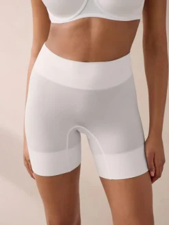 Best Next Seamless Smoothing Anti-Chafe Shorts 2 Pack Pastel Rose Nude / White