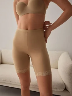 Outlet Next Cotton Blend Anti-Chafe Shorts 2 Pack Pastel Rose Nude