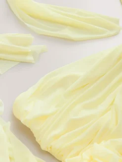 Next Pastel Yellow Mesh Multiway Wedding Guest Bridesmaid Maxi Dress^Women Maxi Dresses