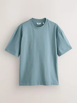 Next Relaxed Fit Heavyweight T-Shirts 5 Pack^ Nightwear|Tops & T-Shirts