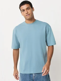 Next Relaxed Fit Heavyweight T-Shirts 5 Pack^ Nightwear|Tops & T-Shirts