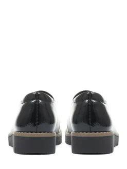 Pavers Black Ladies Slip-On Shoes^Women Flats