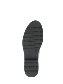 Pavers Black Patent Ladies Loafers^Women Flats