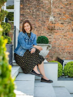 New Pavers Ballet Pumps Blue