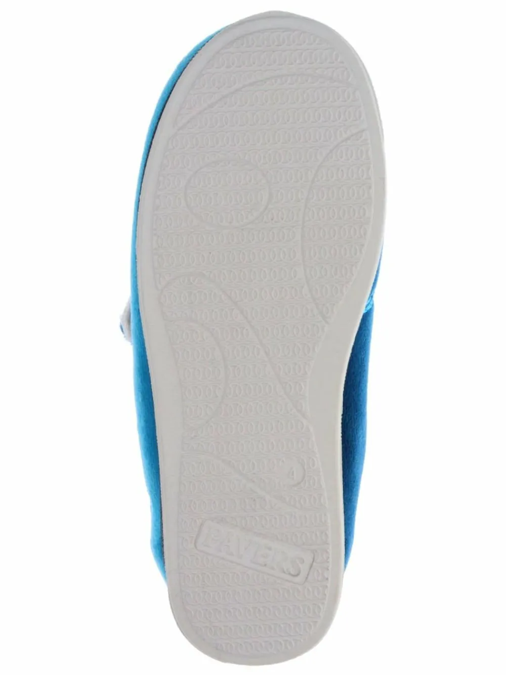 Pavers Wide Fit Ladies Touch Fasten Full Slippers With Permalose Sole^Women Slippers