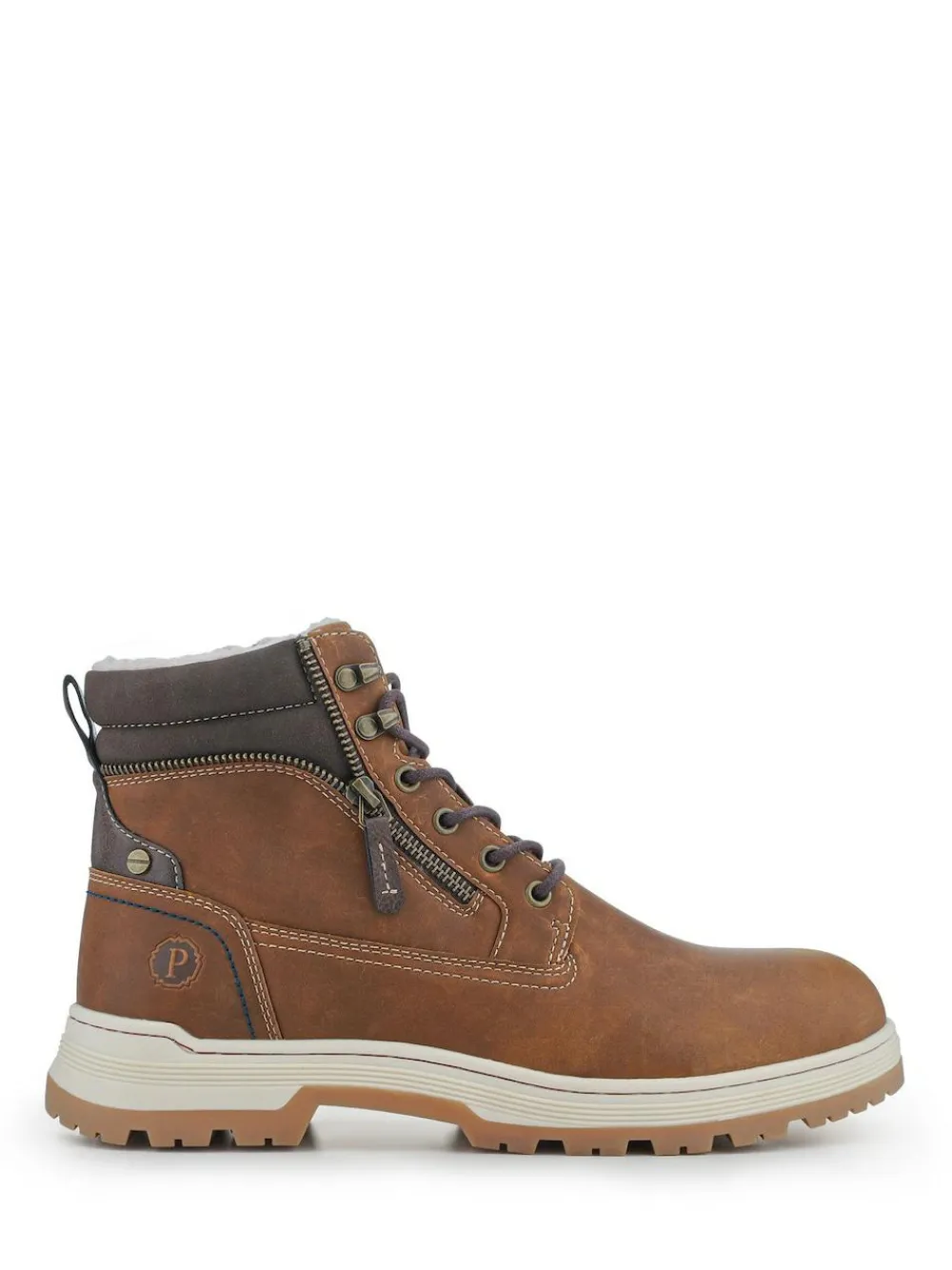 Best Pavers Brown Lace Up Boots