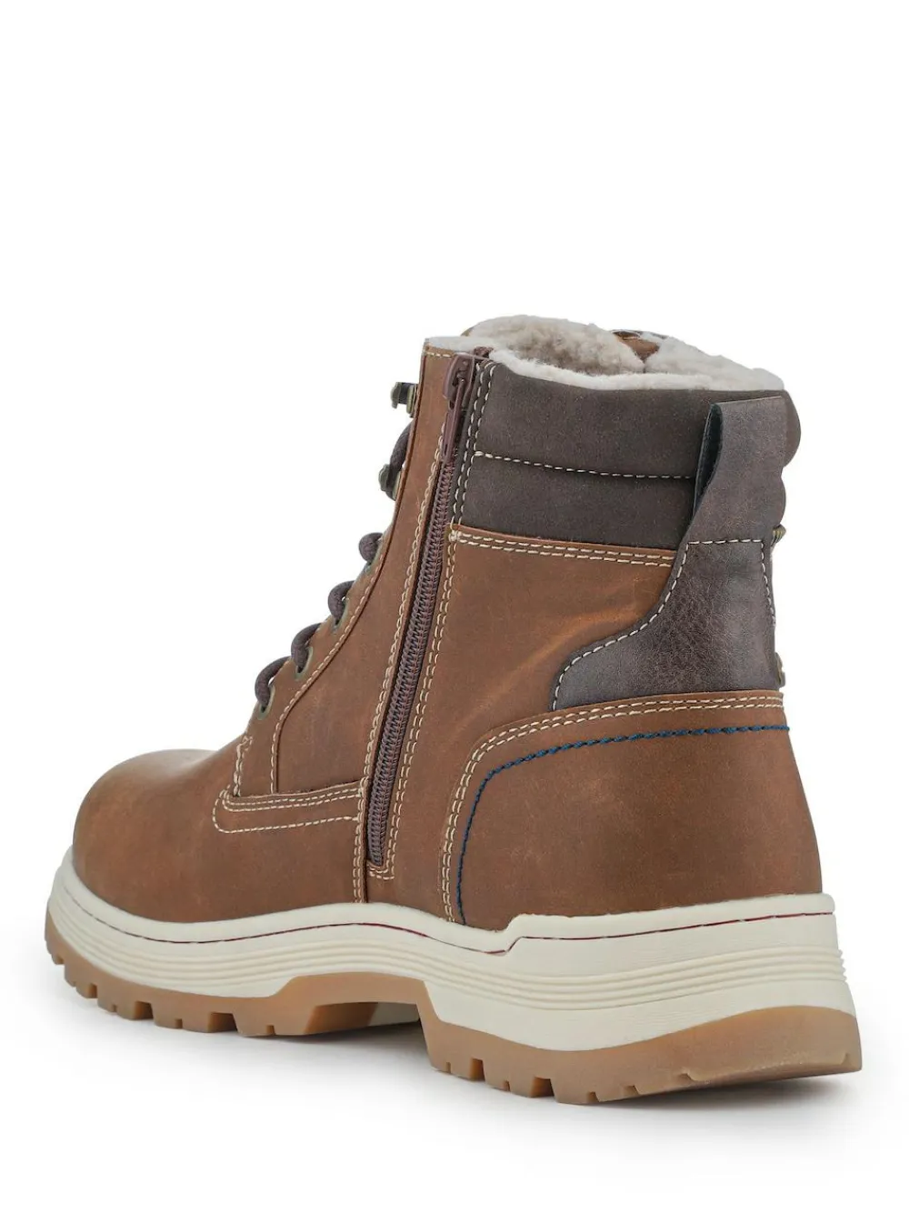 Best Pavers Brown Lace Up Boots